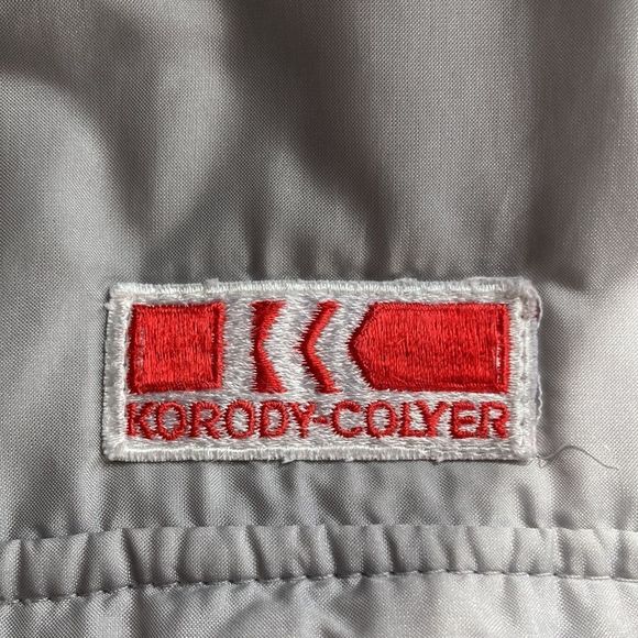 Mens Large Vintage 70’s Gray Swingster Bomber Jacket W/ Korody-Colyer Logo - Picture 5 of 13